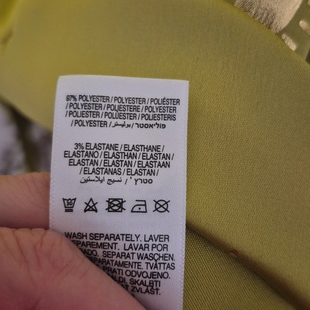 Never Fully Dressed Olive Button-Down Shirt Size 14 XL - Picture 4 of 9